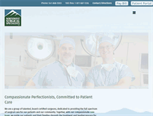 Tablet Screenshot of nwsurgicalspecialists.com